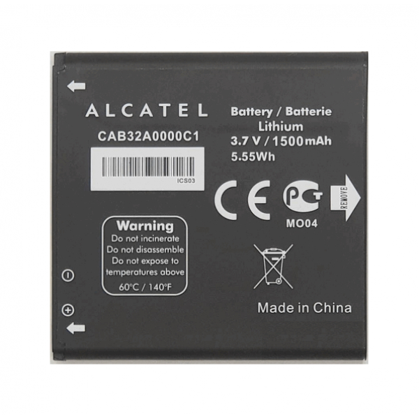 Батарея Alcatel CAB32A0000C1 / CAB32A0000C2 (One Touch 916, 916D, 991, 991D, 992, 992D, One Touch Star 6010D, 6010X) [Original PRC]